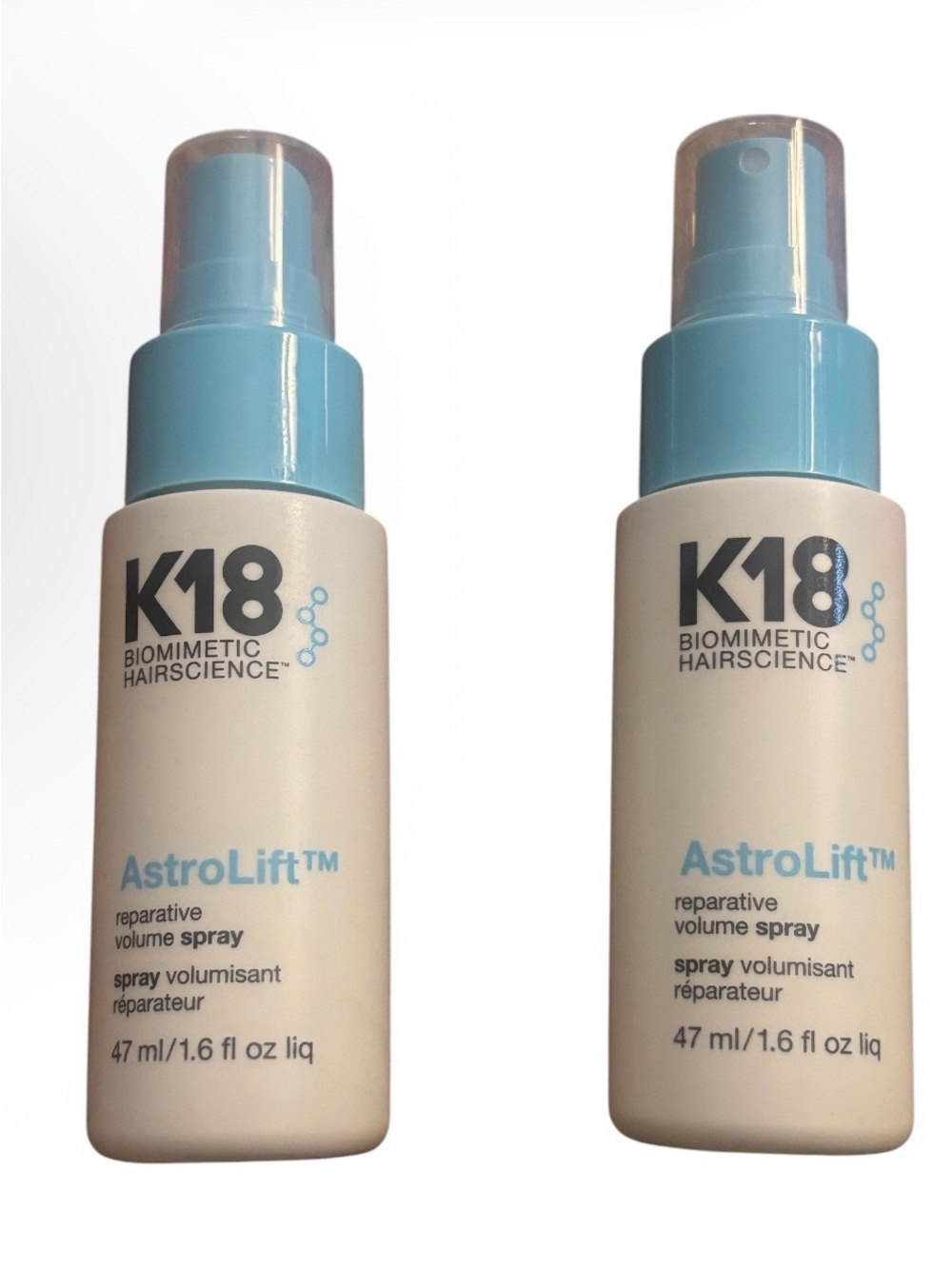 K18 AstroLift Reparative Volume Spray Duo – 1.6 oz Each – New ✨